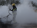 Melding 13.38 Prio 2 Buitenbrand Vuiloverslagplaats Lutkepost N358 Buitenpost